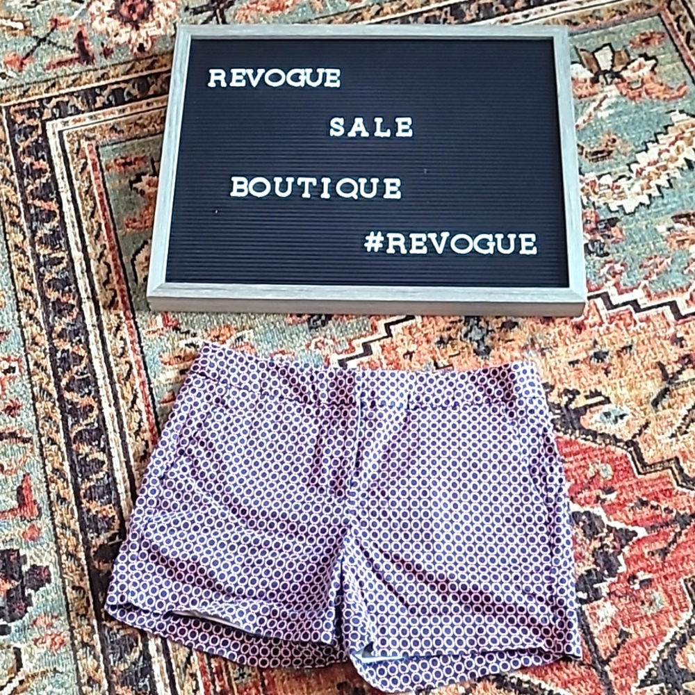 🌻Retro Print Chino Shorts